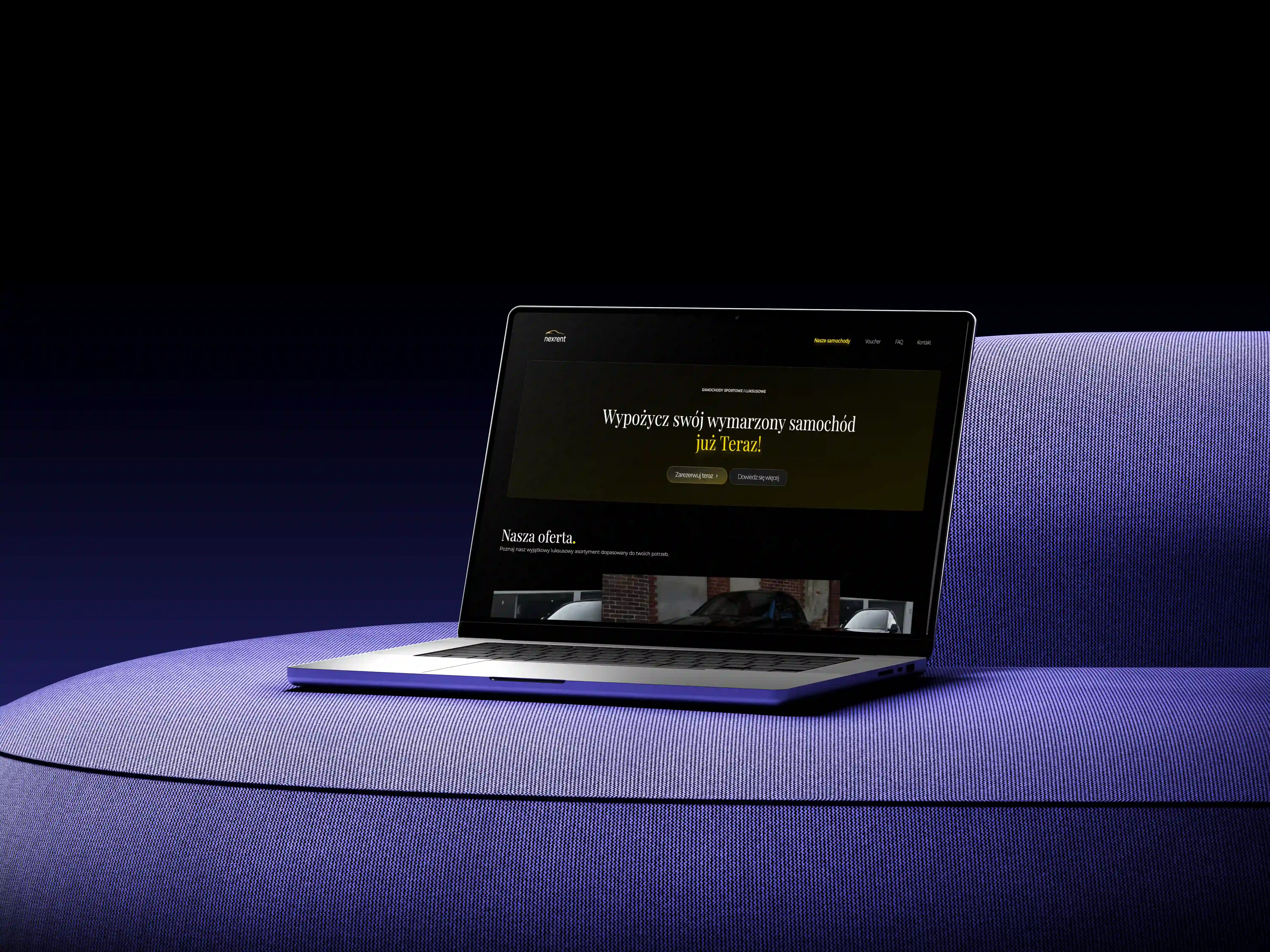 NexRent Project Mockup